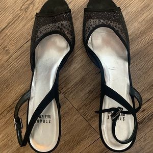 STUART Weitzman- Black slingback heels🖤